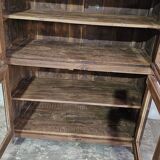 Ancien vaisselier en teck birman