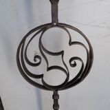 Lamppost wrought iron ep 1930/40 art deco