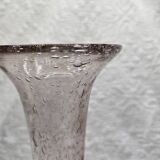 Biot style bubble glass vase