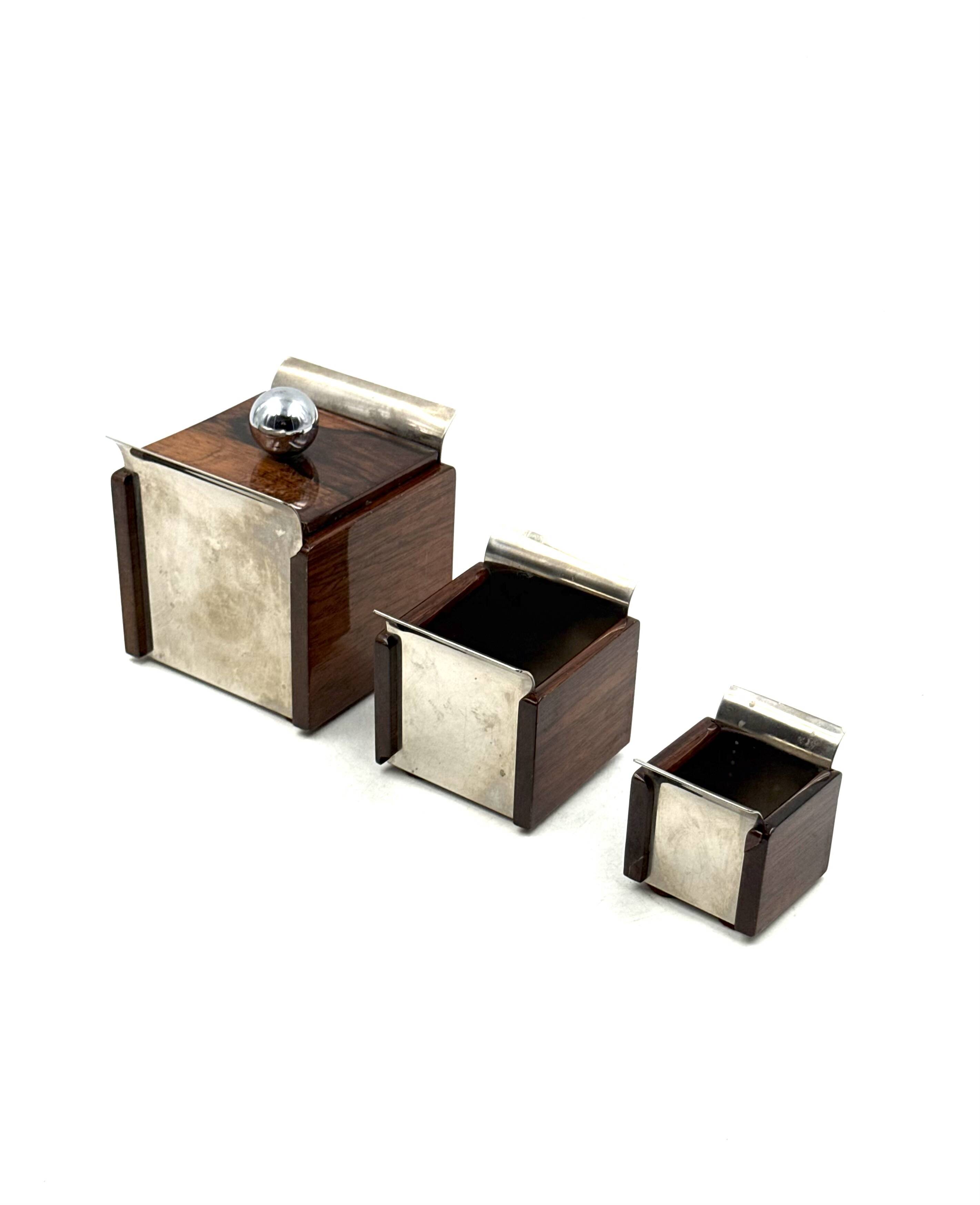 Mid-century Set of ashtrays, Ico Parisi, Italy 1960s