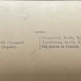 Old photography stereo, stereograph, luxury albumine 1903 Bull race, Seville, Spain