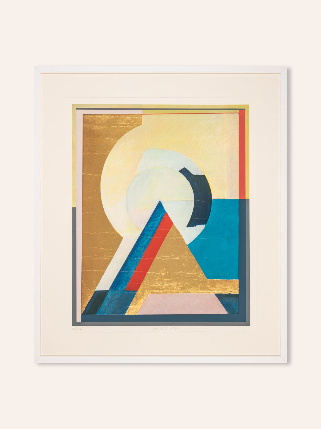 Pyramid, offset printing on thick paper, 80 x 93cm