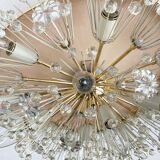 Austrian Flower Ceiling Lamp by Emil Stejnar for Rupert Nikoll, Vienna, Austria, 1950s