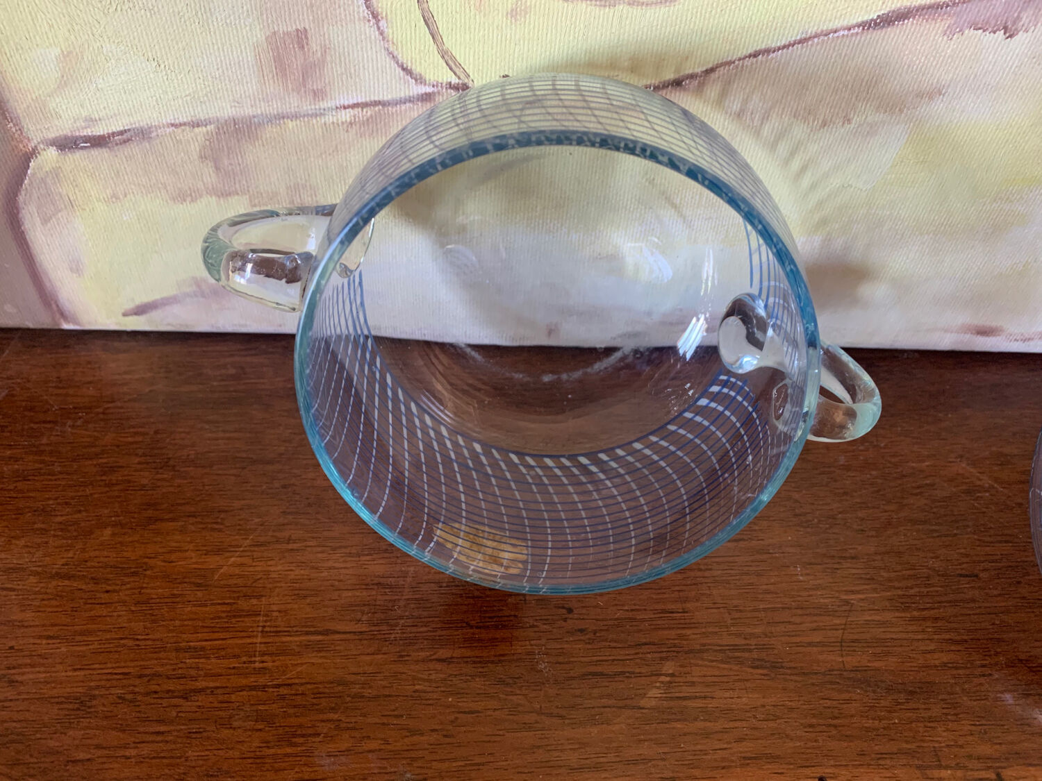 Bohemian crystal bonbonnière