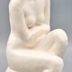 Ceramic Woman Figure, Jihokera Bechyně, 1986, Czechoslovakia