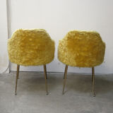 Pair of moumoute armchairs