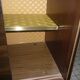 Furniture bar tv roulettes wood tackle 1970s