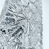 Vintage Brutalist Glass Sconce