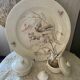Large round ironstone dish stamped Clairefontaine