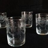 8 verres gravés