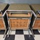 Ensemble suite de 3 chauffeuses fauteuils Vintage