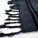 Blue & Gray Color Mix Vintage Kilim Rug, 174x240Cm