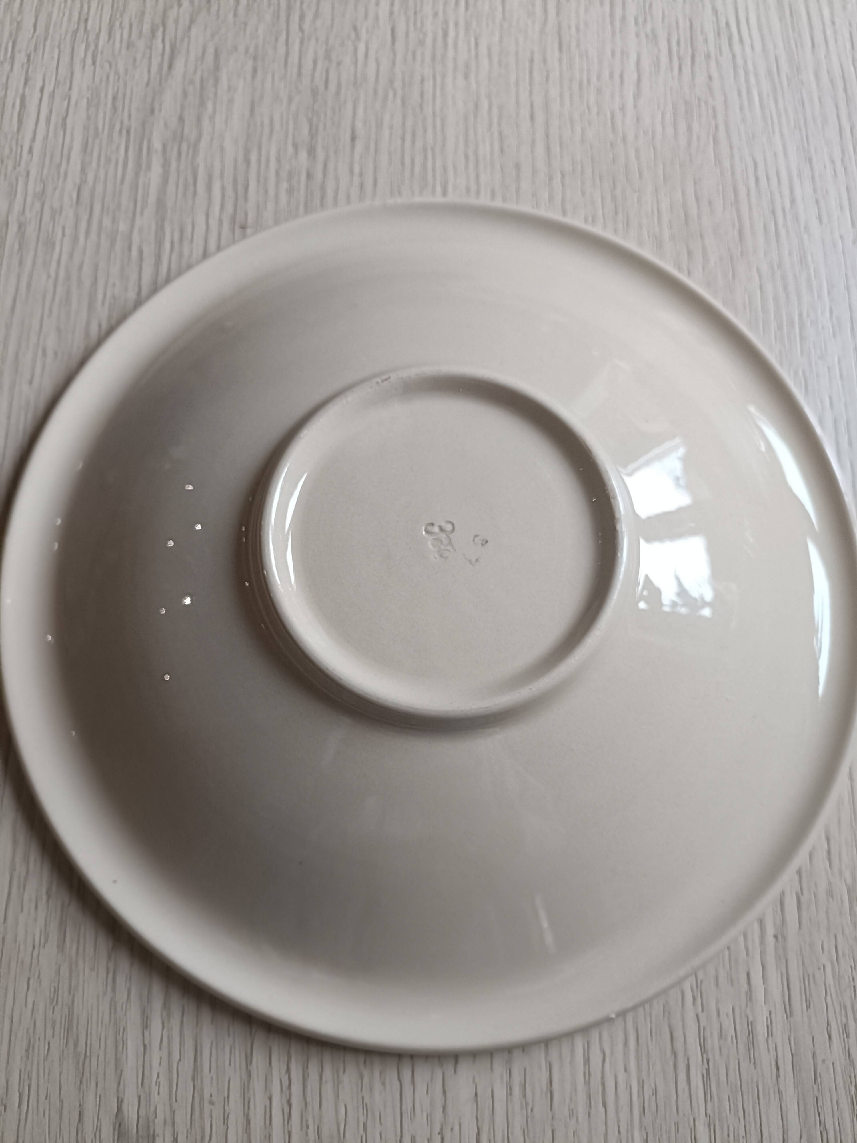 Low Badonviller Art Deco Compote Dish