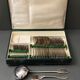 Silver metal cutlery set by Ercuis 37 pieces