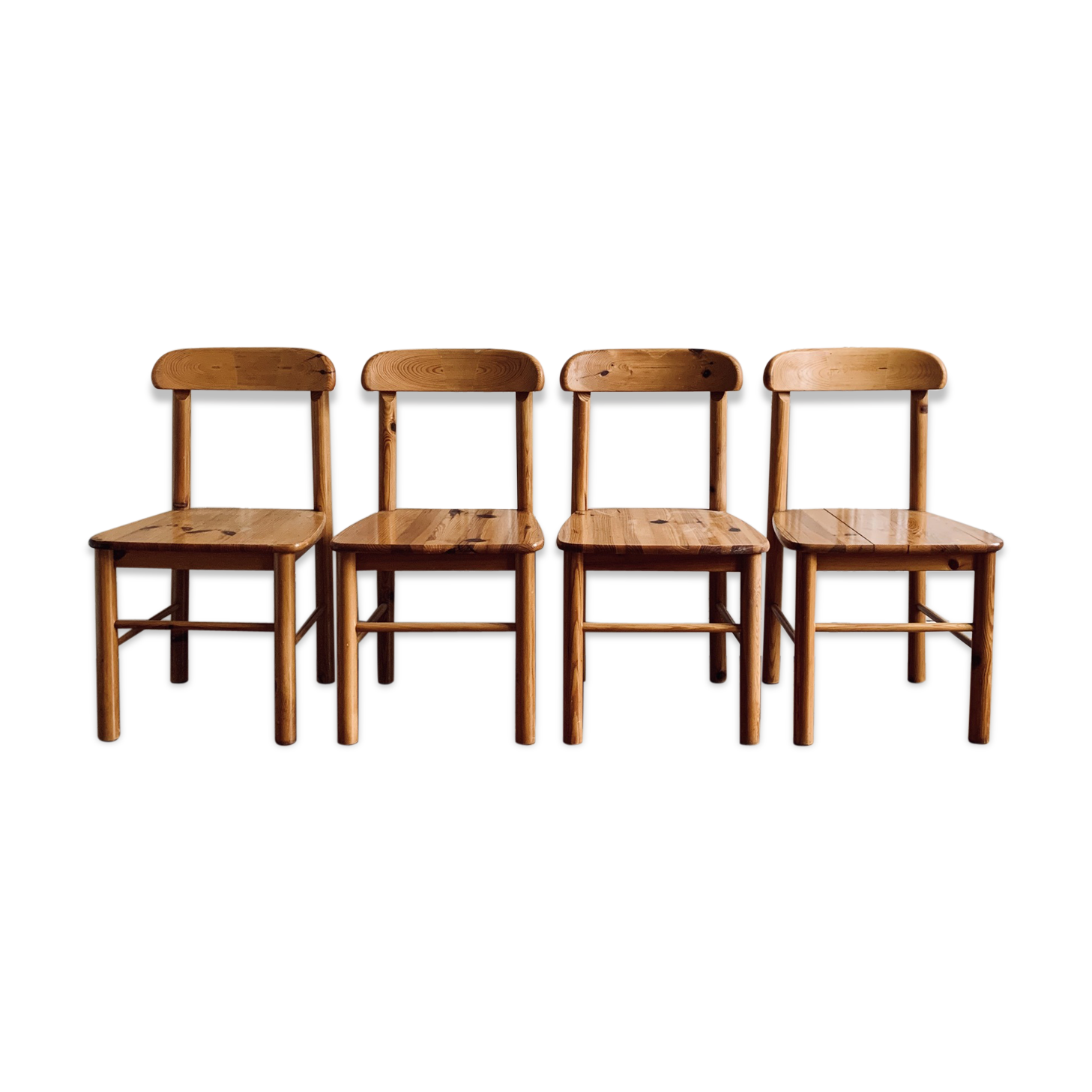 Chaises pin massif par Rainer Daumiller pour Hirtshals Savvaerk