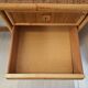 Pair of wicker and bamboo desks, Dal Vera, vintage