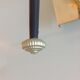 Brass and opaline wall lamp white / vintage 60s-70s
