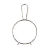 Growling round barber mirror 50s 14x24cm