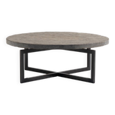 Coffee table in Norwegian slate stone