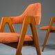Chaises de salle à manger vintage danoises Compass par Kai Kristiansen, années 1960, lot de 4