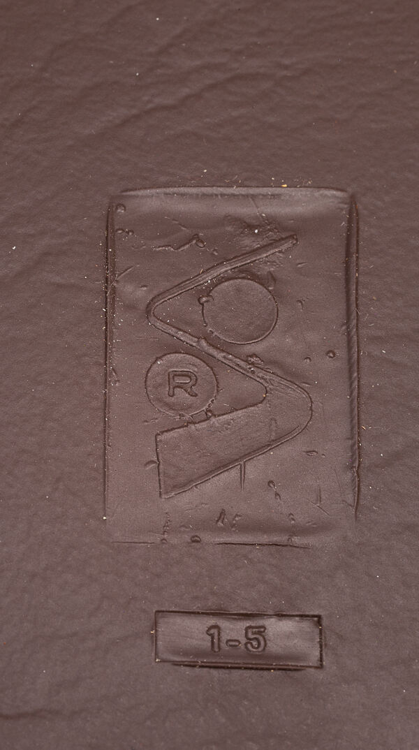 6 chaises Soudexvinyl chocolat, vintage 1970