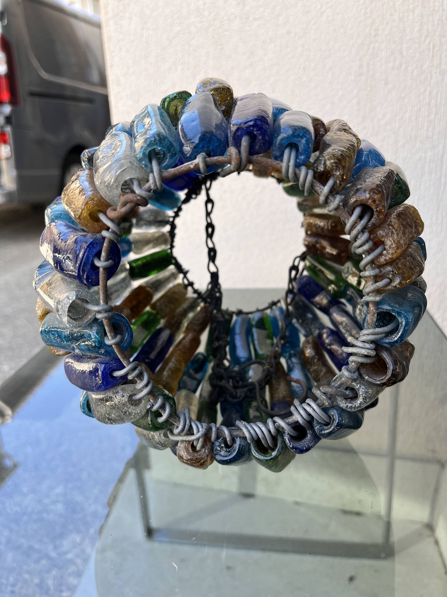 vintage Murano glass paste chandelier