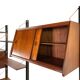 Vintage wall unit with two desks by Louis van Teeffelen for Wébé, 1950s