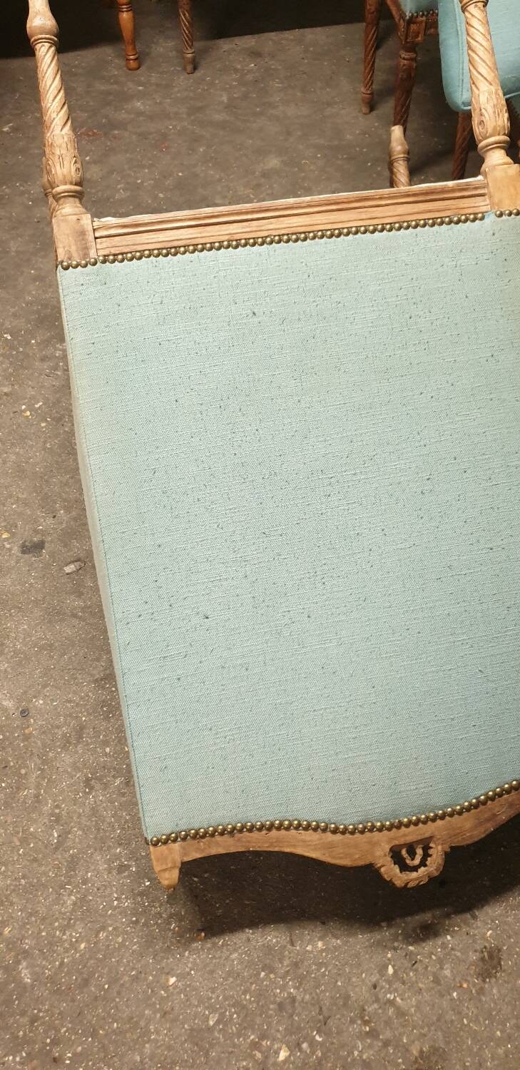 2 Louis XVI shepherdess armchairs