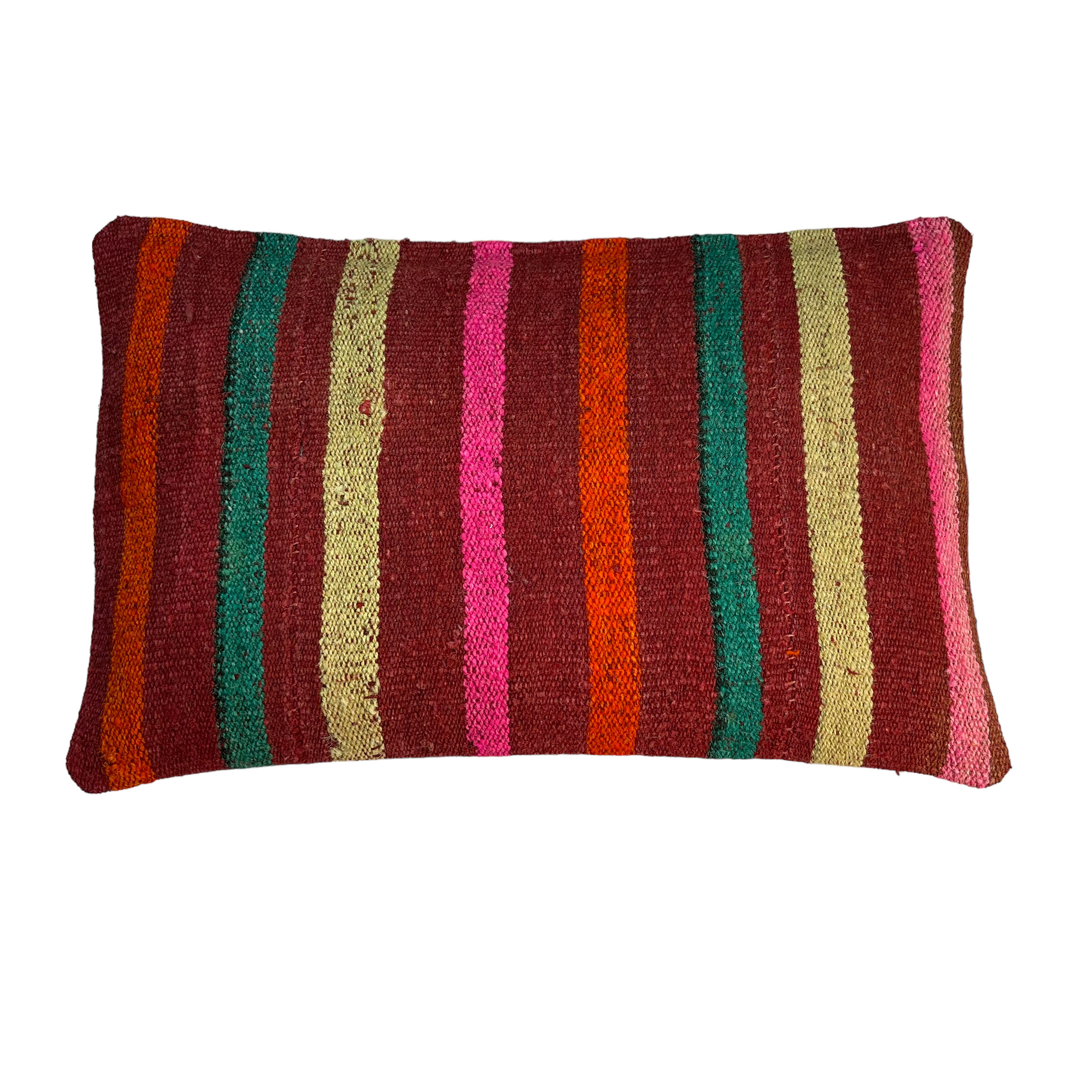 Vintage turkish handmade kilim cushion cover , 30 x 50 cm