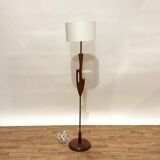 Scandinavian teak floor lamp