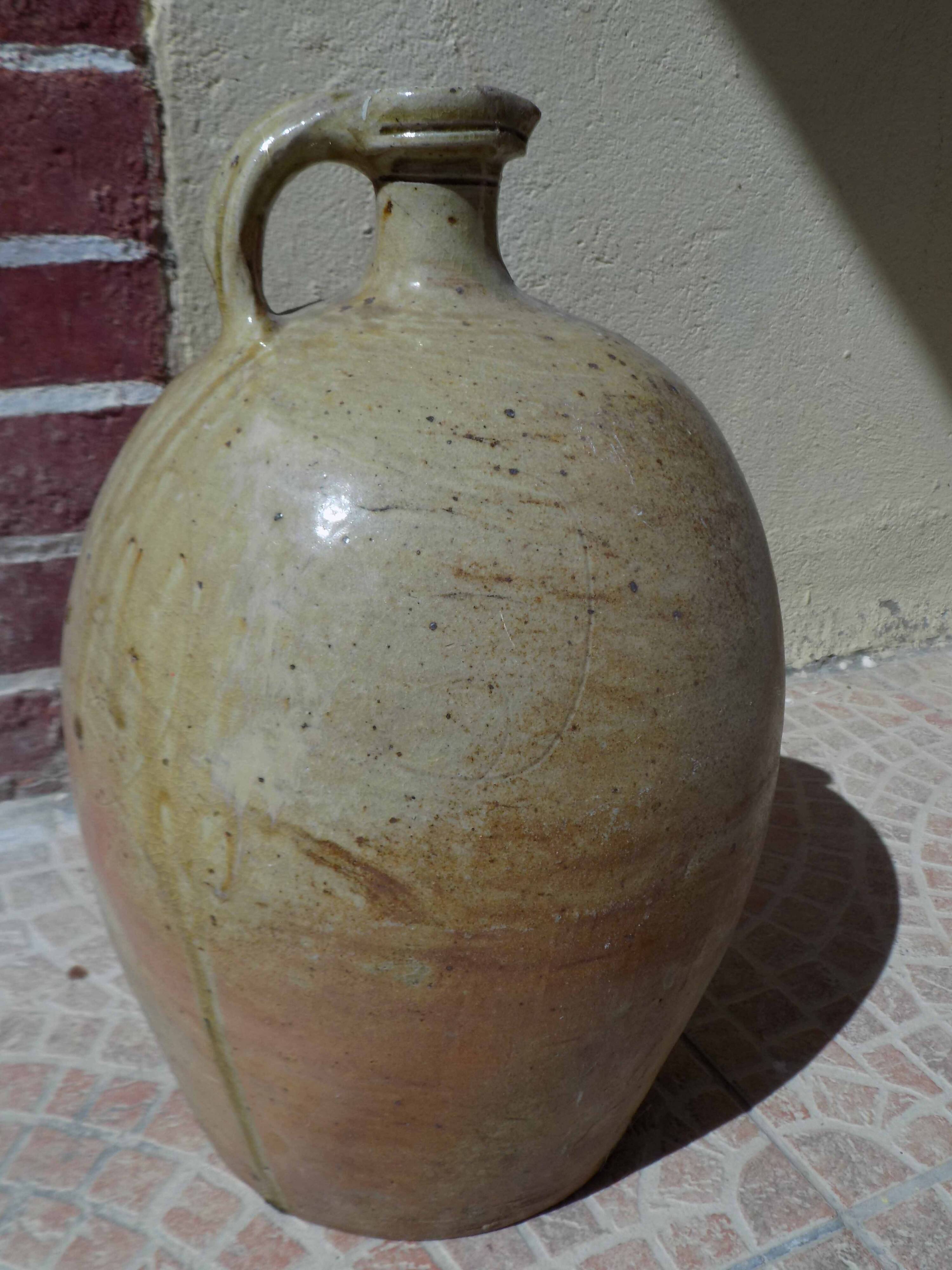 enamelled stoneware jug jar