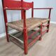 1930s Italian rustic wooden country chic bench