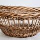 Vintage oval wicker basket – Double handles