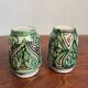 Punter cracked ceramic salt and pepper set, oil and vinegar set