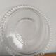 Glass cheese bell with vintage plate