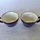 HB Quimper earthenware lunch pair