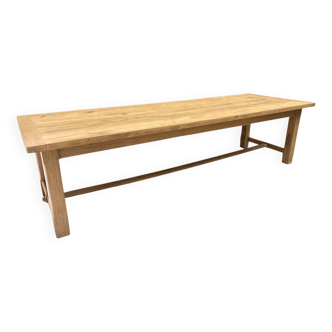 XXL farmhouse table in solid oak