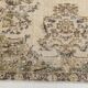7x9 Cream & Green Floral Pattern Vintage Area Rug, 202x278Cm