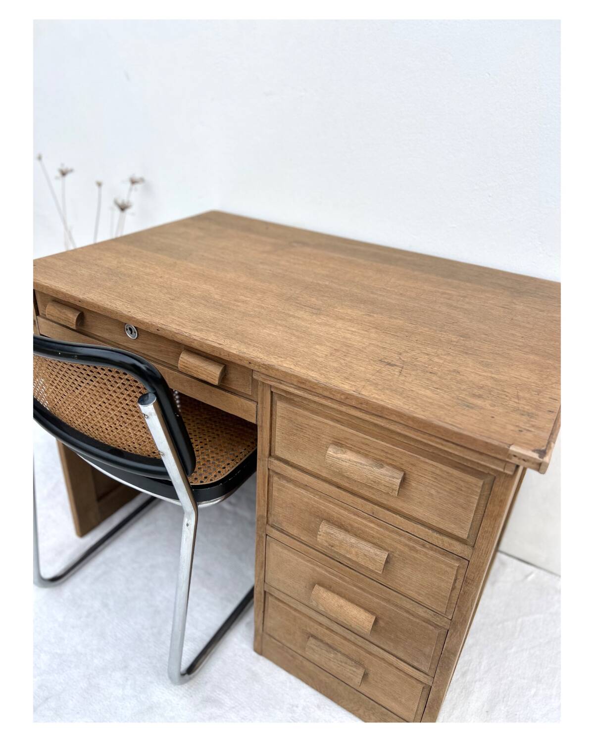 Vintage oak desk