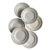 Set of 6 earthenware plates