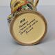Amphora Vase Ceramic Gouda Holland - Rubens hand painted flower motif - Model 1035