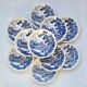 Lot de 11 assiettes calottes  de Gien