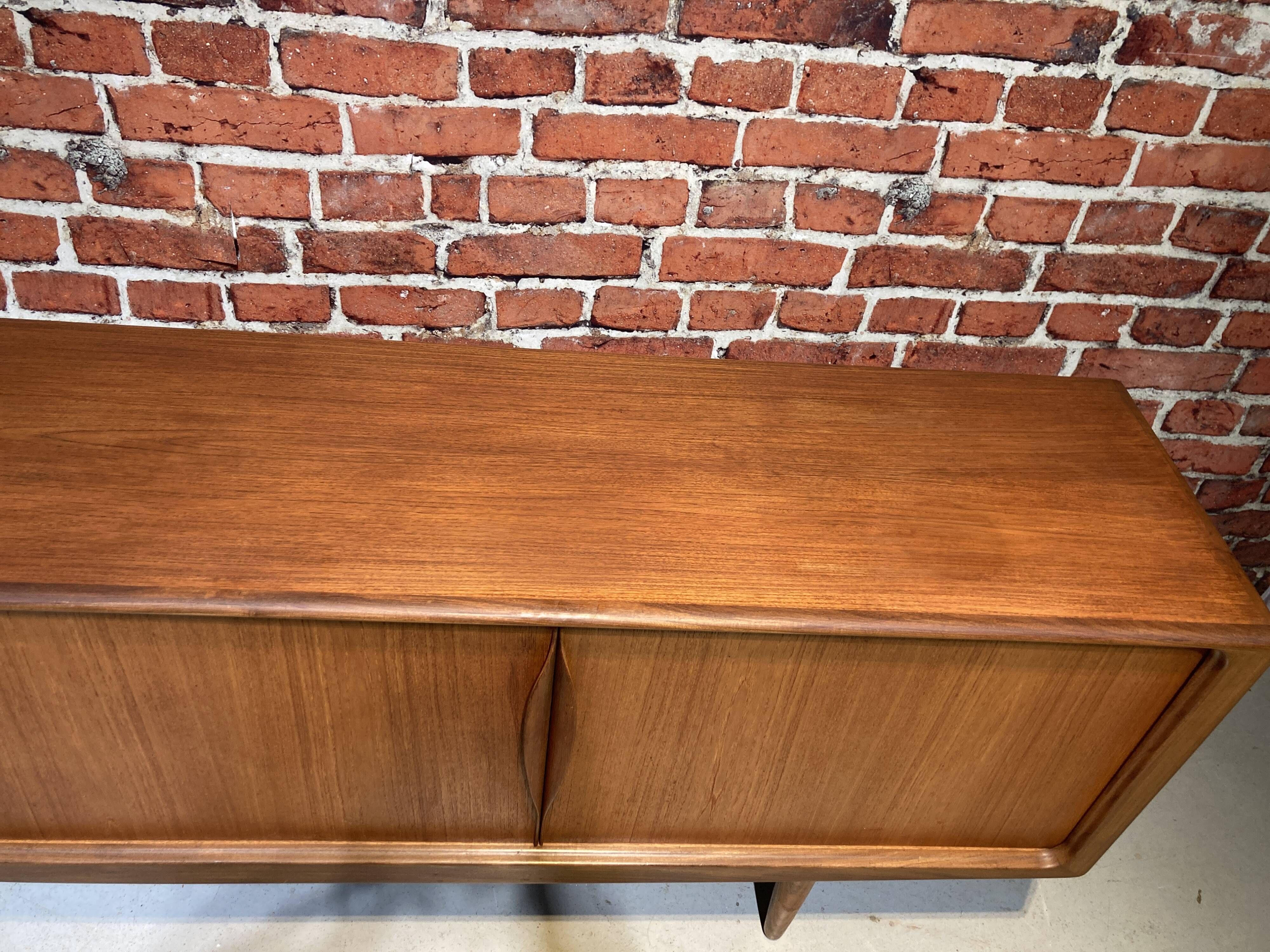 Teak sideboard by Henry Walter Klein for Bramin, Denmark 1960s