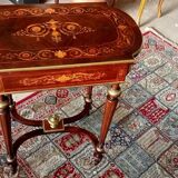 Table ouvrage /coiffeuse marqueterie directoire