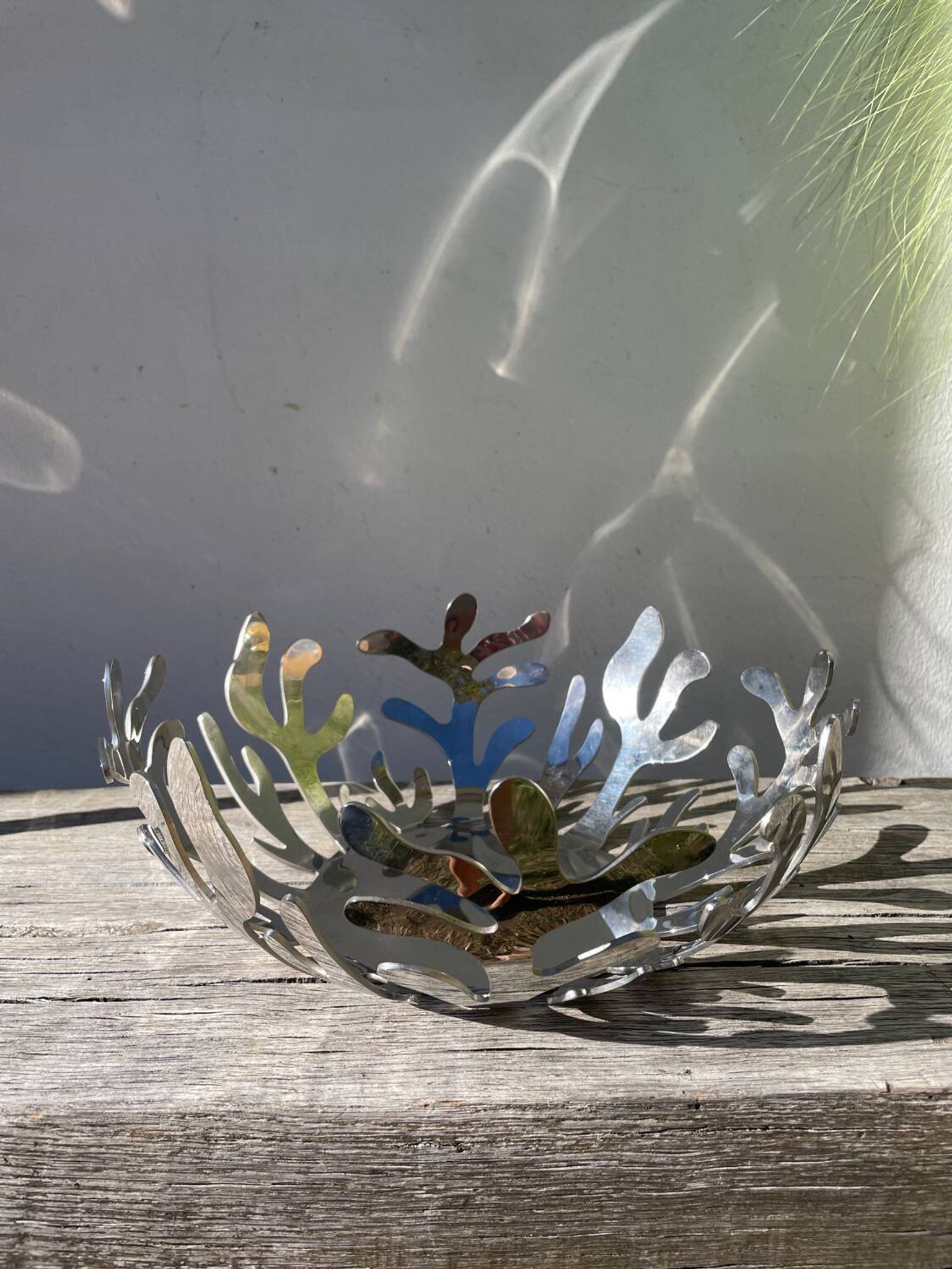 Alessi stainless steel fruit bowl
