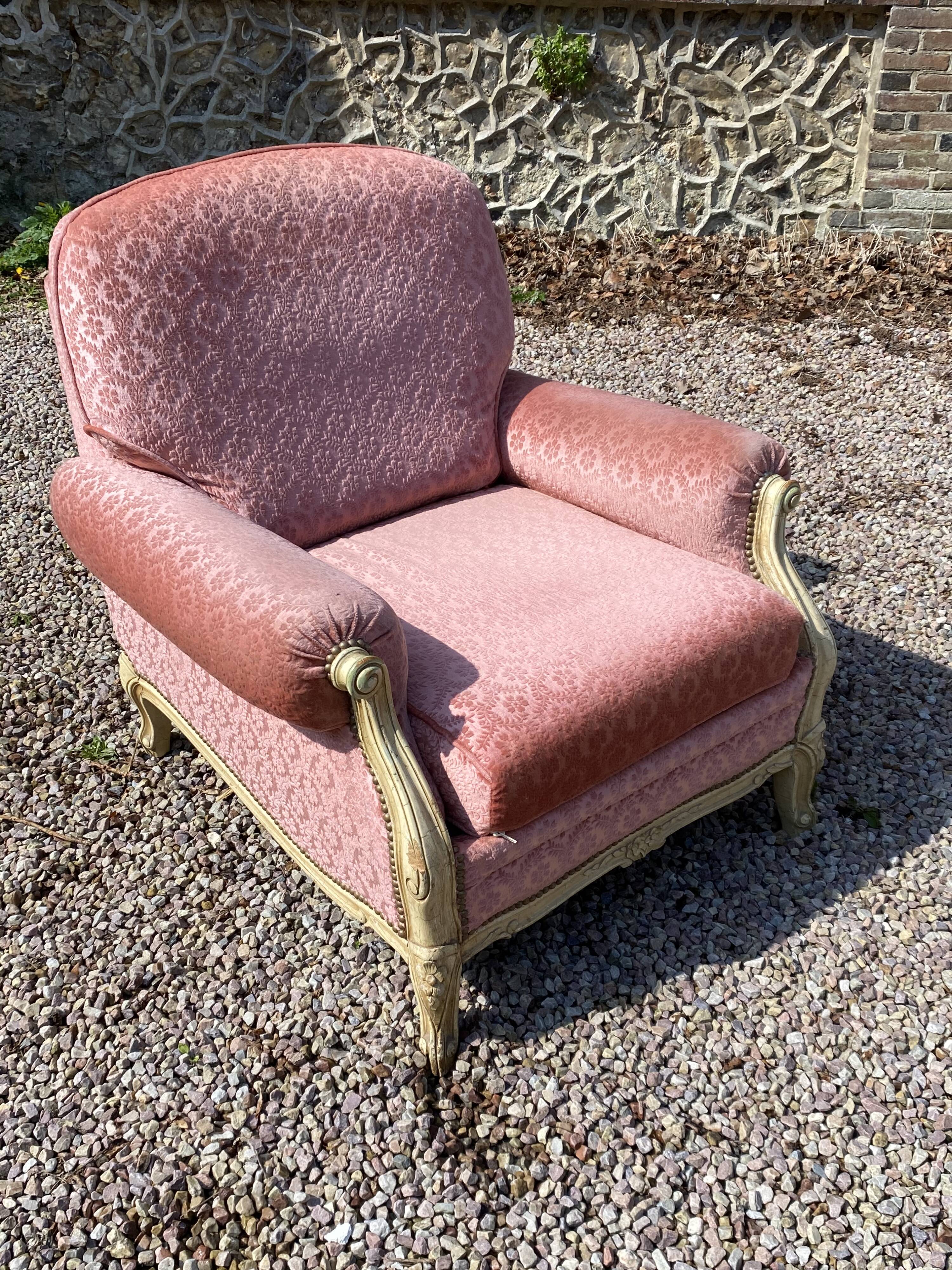 Armchair style Louis 16