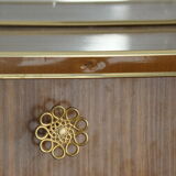 50s Wall mounted folding mirror - 60 x 60cm