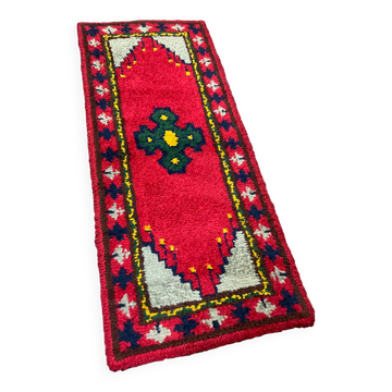 Vintage rug pure Berber style wool