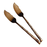 2 brass knives