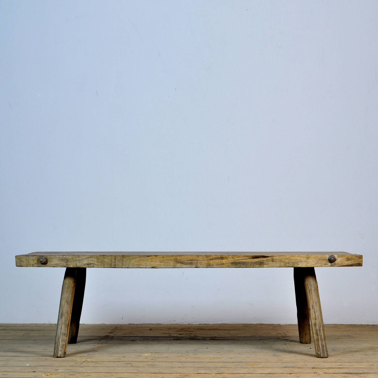 Vintage oak butcher's farmtable, 1930s